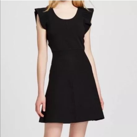 NWT Victoria Beckham Target Ruffle Sleeve Dress - Picture 6 of 8